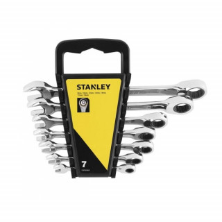 Набор комбинированных ключей с храповым механизмом 7 шт Stanley 0-82-846