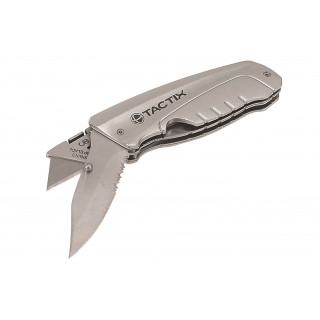 Нож складной алюминиевый TACTIX с 2-мя лезвиями 261125