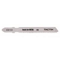 Пилка по металлу TACTIX Т118B HSS 75 мм 12TPI 5 шт 436103