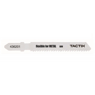 Пилка по металлу TACTIX Т118BF BIM 75 мм 12TPI 5 шт 436201